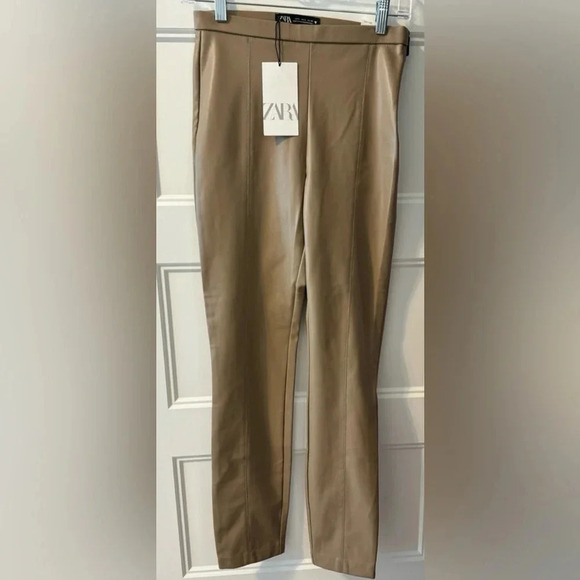 NWT Zara Faux Leather Leggings Size Small - Picture 3 of 8